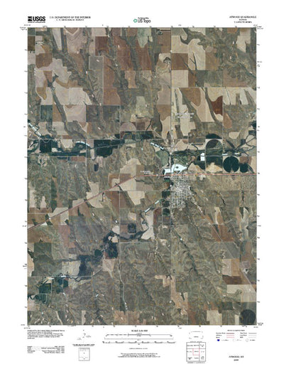 United States Geological Survey Atwood, KS (2009, 24000-Scale) digital map
