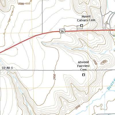 United States Geological Survey Atwood, KS (2022, 24000-Scale) digital map