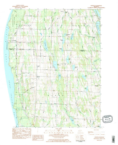 United States Geological Survey Atwood, MI (1983, 24000-Scale) digital map