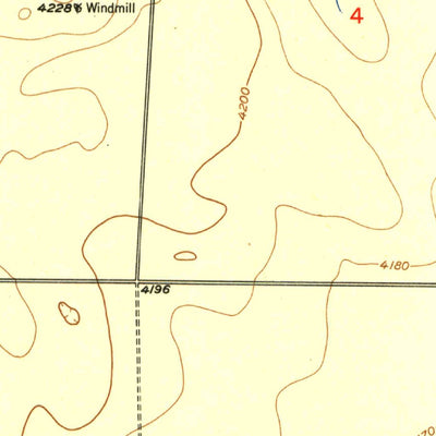United States Geological Survey Atwood NE, CO (1951, 24000-Scale) digital map