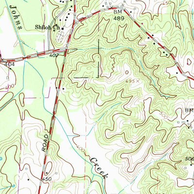 United States Geological Survey Atwood, TN (1966, 24000-Scale) digital map