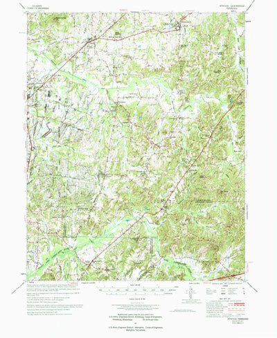 United States Geological Survey Atwood, TN (1977, 62500-Scale) digital map