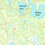 United States Geological Survey Au Sable Point SE, MI (1966, 24000-Scale) digital map