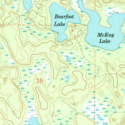 United States Geological Survey Au Sable Point SE, MI (1966, 24000-Scale) digital map