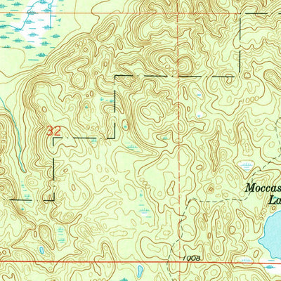 United States Geological Survey Au Sable Point SE, MI (1966, 24000-Scale) digital map