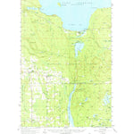 United States Geological Survey Au Train, MI (1958, 62500-Scale) digital map