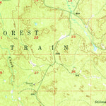 United States Geological Survey Au Train, MI (1958, 62500-Scale) digital map
