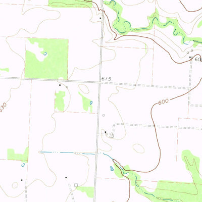 United States Geological Survey Aubrey, TX (1960, 24000-Scale) digital map