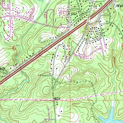 United States Geological Survey Auburn, AL (1971, 24000-Scale) digital map