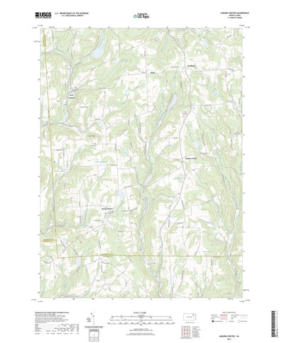 United States Geological Survey Auburn Center, PA (2023, 24000-Scale) digital map