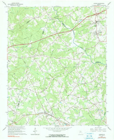 United States Geological Survey Auburn, GA (1964, 24000-Scale) digital map