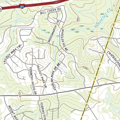 United States Geological Survey Auburn, GA (2020, 24000-Scale) digital map