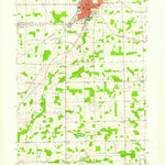 United States Geological Survey Auburn, IN (1957, 24000-Scale) digital map