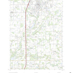 United States Geological Survey Auburn, IN (2022, 24000-Scale) digital map