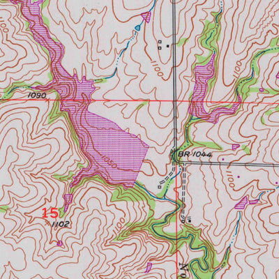 United States Geological Survey Auburn, KS (1952, 24000-Scale) digital map