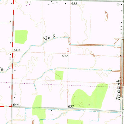 United States Geological Survey Auburn, MI (1962, 24000-Scale) digital map