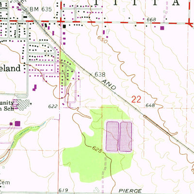 United States Geological Survey Auburn, MI (1962, 24000-Scale) digital map