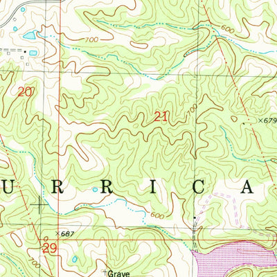 United States Geological Survey Auburn, MO (1975, 24000-Scale) digital map