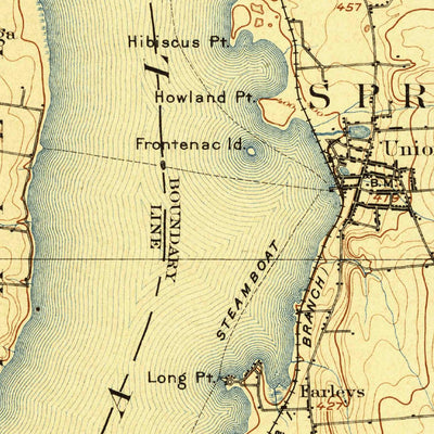 United States Geological Survey Auburn, NY (1899, 62500-Scale) digital map