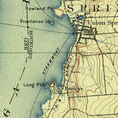 United States Geological Survey Auburn, NY (1902, 62500-Scale) digital map