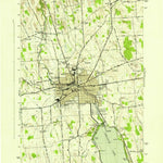 United States Geological Survey Auburn, NY (1943, 31680-Scale) digital map