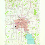 United States Geological Survey Auburn, NY (1954, 24000-Scale) digital map