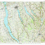United States Geological Survey Auburn, NY (1986, 100000-Scale) digital map