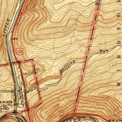 United States Geological Survey Auburn, PA (1946, 31680-Scale) digital map