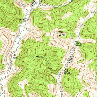 United States Geological Survey Auburn, WV (1964, 24000-Scale) digital map