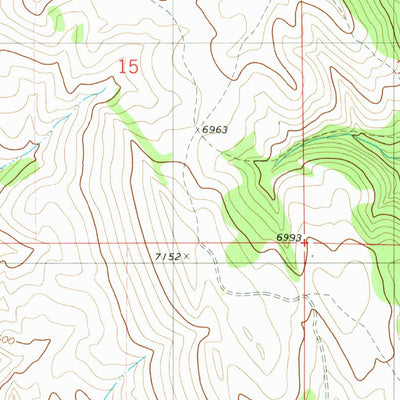 United States Geological Survey Auburn, WY-ID (1980, 24000-Scale) digital map