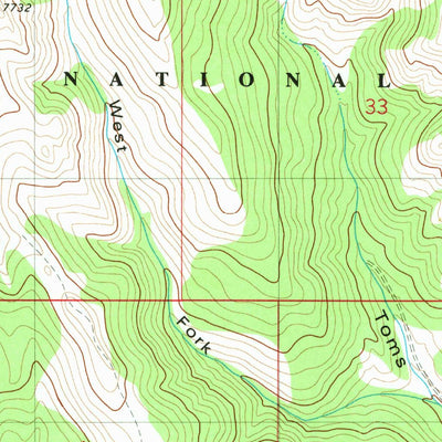 United States Geological Survey Auburn, WY-ID (1980, 24000-Scale) digital map