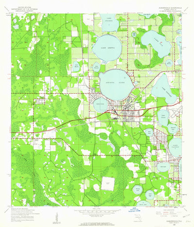 United States Geological Survey Auburndale, FL (1944, 24000-Scale) digital map