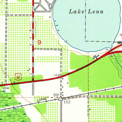 United States Geological Survey Auburndale, FL (1944, 24000-Scale) digital map
