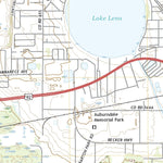 United States Geological Survey Auburndale, FL (2021, 24000-Scale) digital map
