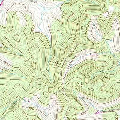 United States Geological Survey Auburntown, TN (1962, 24000-Scale) digital map