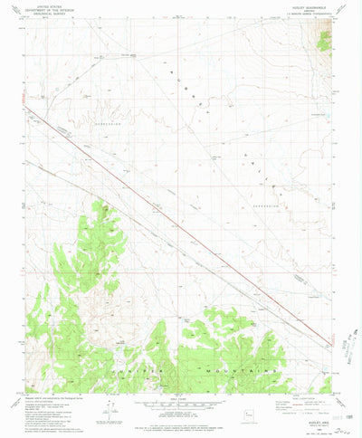 United States Geological Survey Audley, AZ (1980, 24000-Scale) digital map