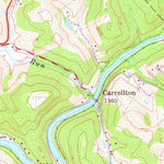 United States Geological Survey Audra, WV (1960, 24000-Scale) digital map