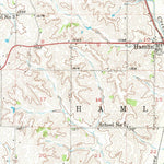 United States Geological Survey Audubon, IA (1957, 62500-Scale) digital map