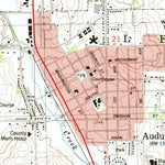 United States Geological Survey Audubon, IA (1983, 24000-Scale) digital map