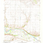 United States Geological Survey Augar Creek, OK-TX (1985, 24000-Scale) digital map
