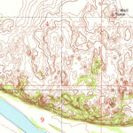 United States Geological Survey Augar Creek, OK-TX (1985, 24000-Scale) digital map