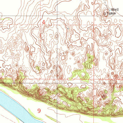 United States Geological Survey Augar Creek, OK-TX (1985, 24000-Scale) digital map