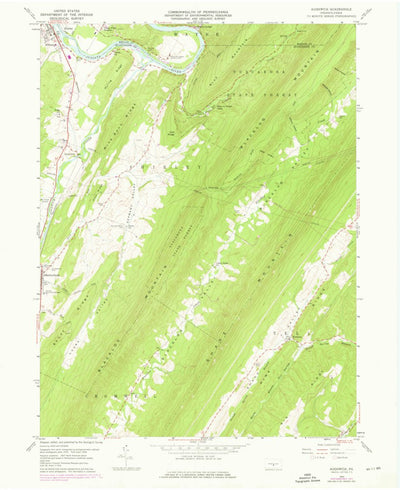 United States Geological Survey Aughwick, PA (1959, 24000-Scale) digital map