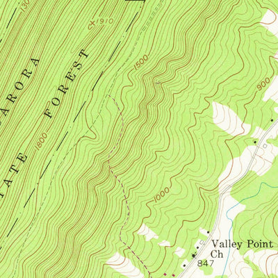 United States Geological Survey Aughwick, PA (1959, 24000-Scale) digital map