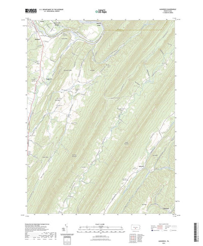 United States Geological Survey Aughwick, PA (2023, 24000-Scale) digital map