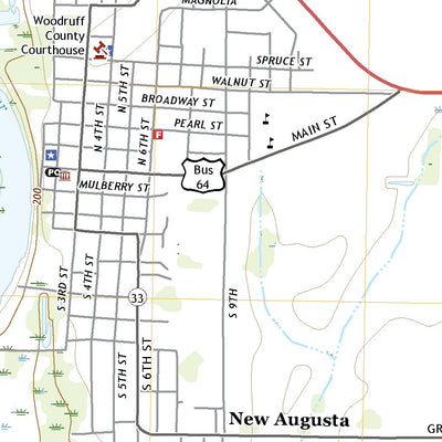 United States Geological Survey Augusta, AR (2020, 24000-Scale) digital map