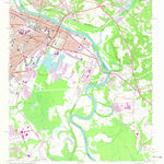 United States Geological Survey Augusta East, GA-SC (1965, 24000-Scale) digital map
