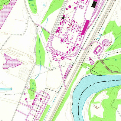 United States Geological Survey Augusta East, GA-SC (1965, 24000-Scale) digital map