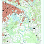 United States Geological Survey Augusta East, GA-SC (1995, 24000-Scale) digital map
