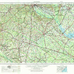 United States Geological Survey Augusta, GA-SC (1957, 250000-Scale) digital map